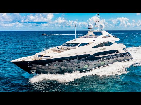 Видео: Тур на суперъяхте стоимостью 12,5 миллионов долларов: яхта Sunseeker 40M 2012 года