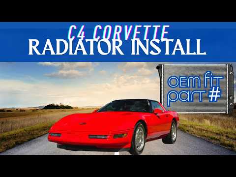 Видео: Руководство по замене радиатора Corvette C4 — механическая коробка передач 1992–1996 гг.