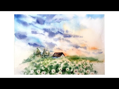 Видео: Закат в одуванчиках. Запись прямого эфира в моём инстаграм svekla_art от 10.04.21