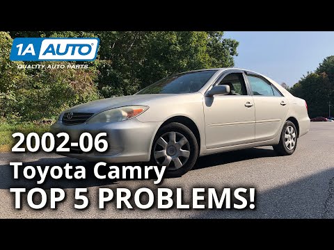 Видео: 5 основных проблем Toyota Camry Sedan XV30 5-го поколения 2002-06