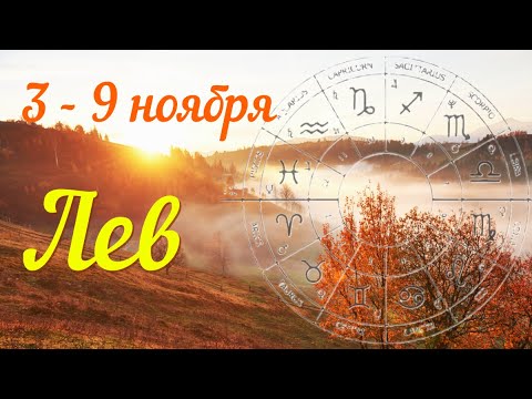 Видео: ЛЕВ ♌️Прогноз на неделю с 3 по 9 ноября .