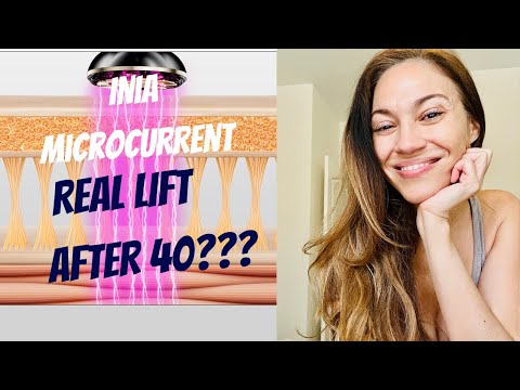 Видео: Посмотрите, что происходит, когда я обрабатываю одну сторону лица! Микротоковая терапия INIA для ...