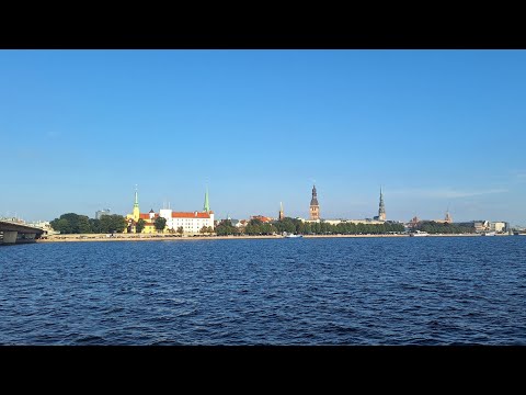 Видео: Барабанщики на берегу Даугавы.