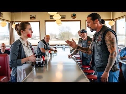 Видео: Лидер байкеров заметил синяки у официантки — и весь город ахнул от его поступка!