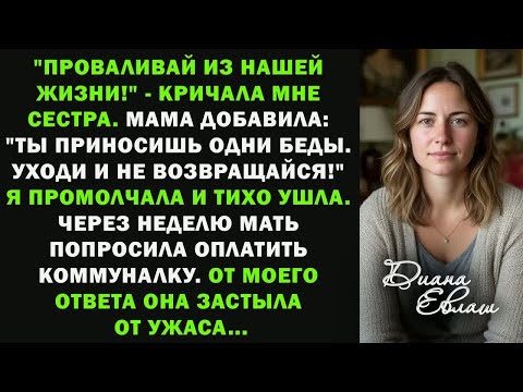 Видео: ＂Проваливай из нашей жизни! Ты приносишь одни беды!＂ - кричала сестра. Я промолчала и тихо ушла...