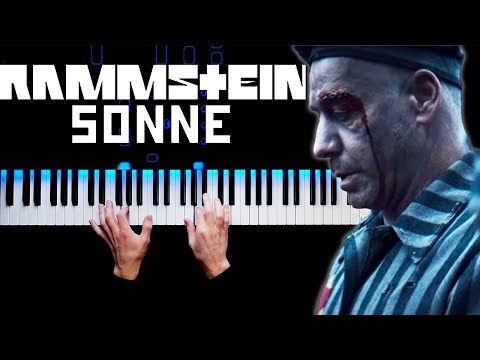 Видео: Rammstein - Sonne (acoustic) | На пианино