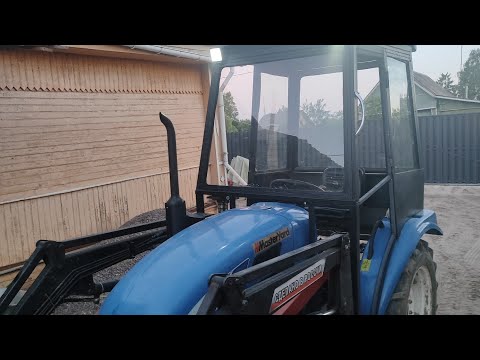 Видео: Самодельная кабина на минитрактор df244 и немного про доработки.