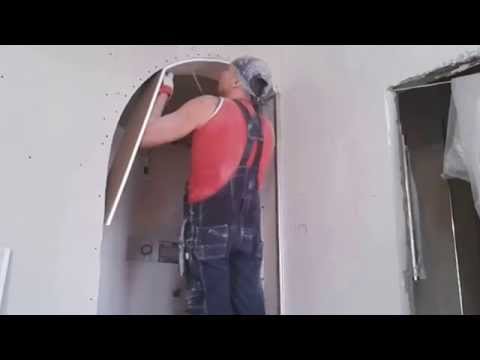 Видео: как сделать арку из гипсокартона советы профессионала часть 3