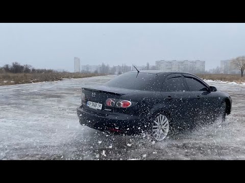 Видео: Mazda 6 MPS Перетянул руль! Поговорим о полном приводе МПC. И первые попытки пустить в Дрифт Мазду