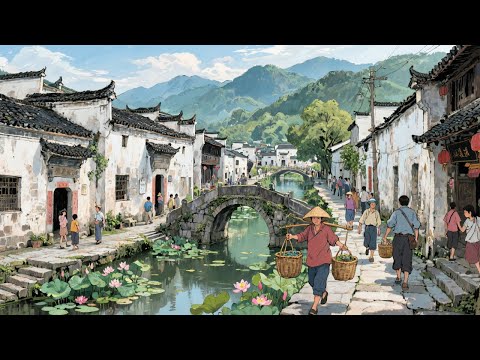 Видео: Тысячелетняя деревня мечты Китая: похоже на картину!
