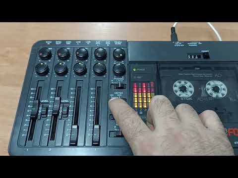 Видео: Fostex X18 кассетная портостудия 4 канала