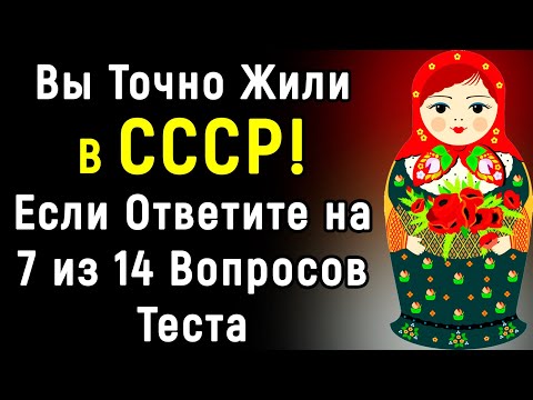 Видео: Советский ТЕСТ из 14 вопросов | Эпоха Мысли |
