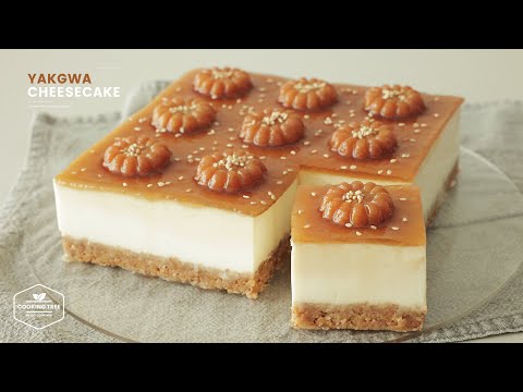 Видео: Рецепт чизкейка «Якгва» без выпечки | Популярный корейский десерт | Выпечка ASMR