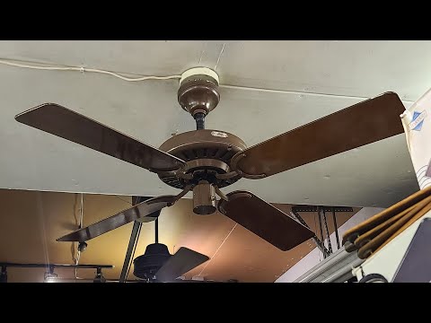 Видео: Потолочный вентилятор Hunter Comfort Breeze 52 дюйма, коричневый