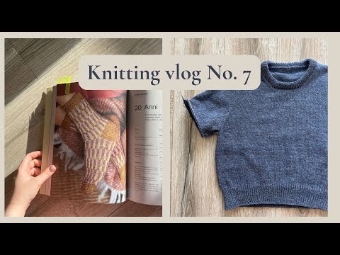 Видео: Knitting vlog No. 7: Жакардові плани та просування Lyon Sweater