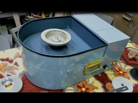 Видео: Станок для полировки стекла и камня. Третья часть.