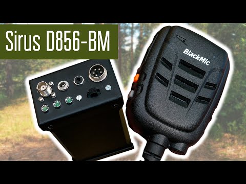 Видео: Цифровая передача речи на КВ. Микрофон Sirus D856-BM BlackMic