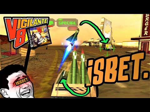 Видео: Все специальные оружия характер Vigilante 8 2-е преступление PS1.