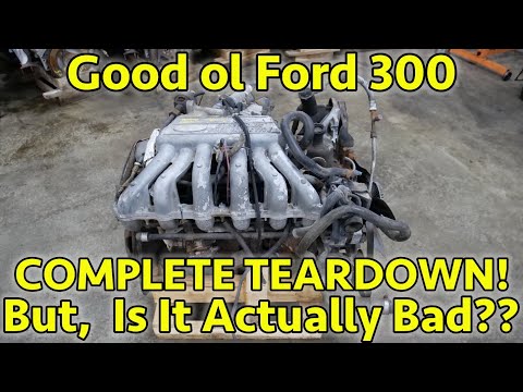 Видео: НАКОНЕЦ-ТО! «Плохой» рядный 6-цилиндровый Ford 4,9 л 300 на разбор! Самый надёжный двигатель в ис...