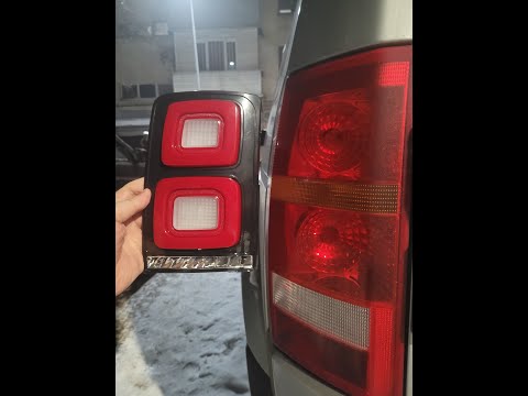 Видео: Проверка задних фонарей в стиле RangeRover для LADA 4x4