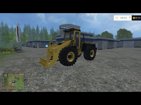 Видео: Мод погрузчика Hanomag 55D для Farming Simulator 2015