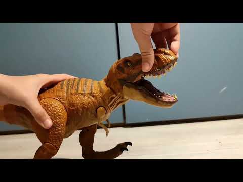 Видео: Обзор на игрушку Тиранозавра от Hasbro #jurassicworld #jurassicpark #динозавры #тирекс