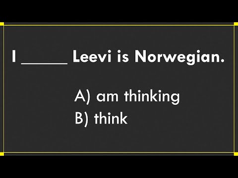Видео: Настоящее простое время против настоящего длительного времени