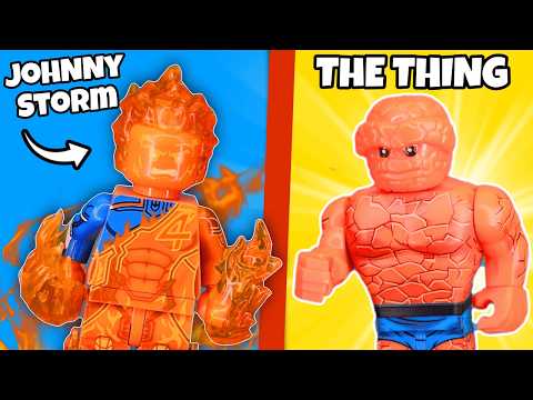 Видео: Я починил минифигурки LEGO по мотивам фильма «Фантастическая четверка»…