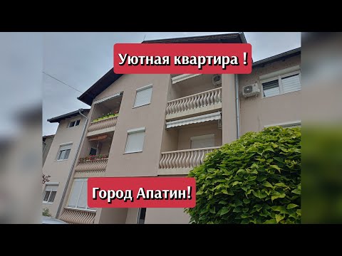 Видео: Уютная квартира в городе Апатин/ Недвижимость в Сербии/ #апатин #сербия 