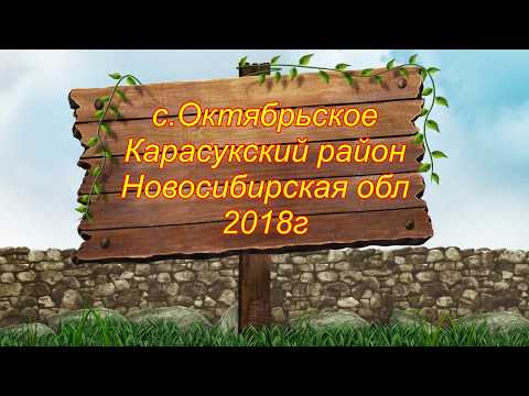 Видео: с.Октябрьское Карасукский район 2018г. Полная версия.