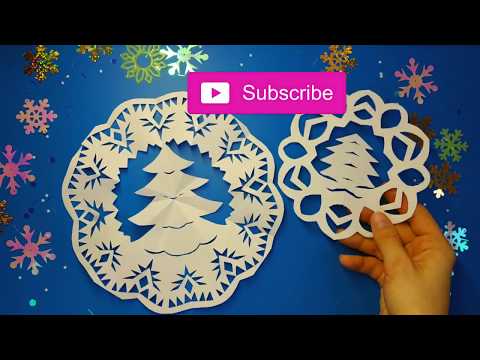Видео: Как сделать новые, необычные, простые снежинки из бумаги / New, unusual, simple snowflakes