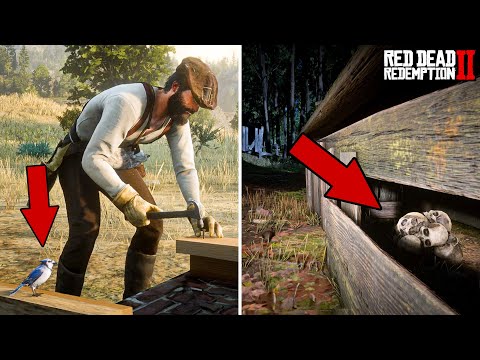 Видео: 8 удивительных деталей, о которых вы не знали #13 (Red Dead Redemption 2)