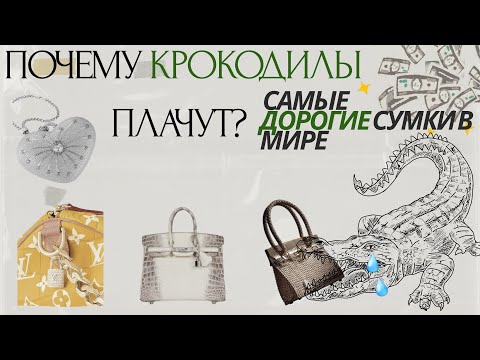 Видео: САМЫЕ дорогие СУМКИ в мире и почему крокодил Гена ПРОТИВ мировых брендов | Hermes Louis Vuitton и др