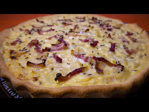 Видео: Немецкий луковый пирог. German onion pie.