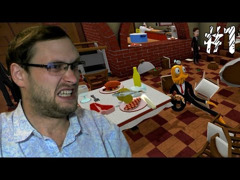 Видео: Octodad Shorts ► РЕСТОРАННЫЙ ПОГРОМ ► #1