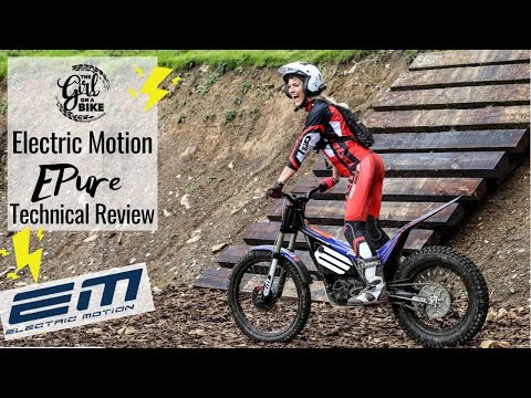 Видео: Технический обзор Electric Motion EPure – лучший электрический триал-байк на Inch Perfect Trials