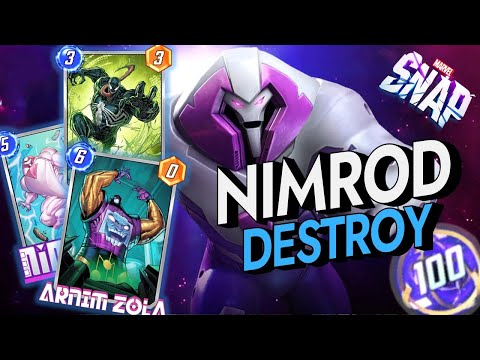 Видео: MARVEL SNAP | RAMP-NIMROD-DESTROY |  КОЛОДА 100 РАНГА