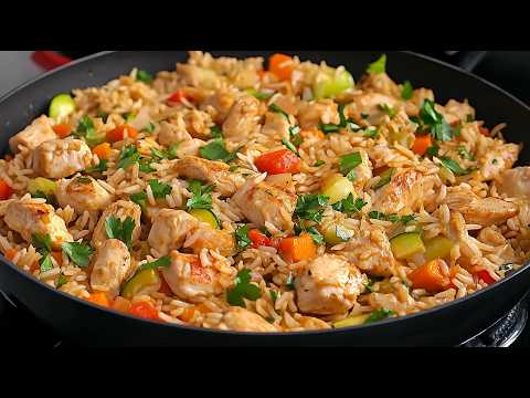 Видео: ❗️Этот рецепт риса с курицей такой вкусный! Я готовлю его снова и снова!