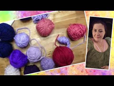 Видео: Делаем волшебный торт из обрезков пряжи