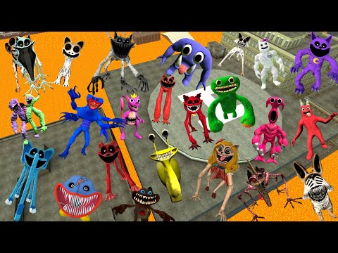 Видео: Встречайте совершенно новую игровую семью Поппи в затопленном лавовом саду Банбанской зоономалии ...