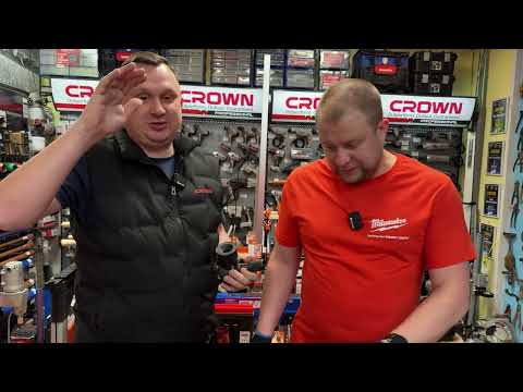 Видео: Новинка Crown - Дрель для сухого алмазного сверления с микроударом CT32072DH