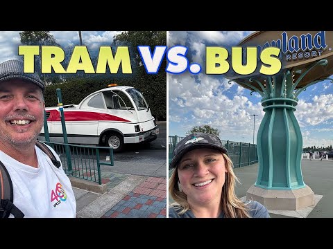 Видео: Что БЫСТРЕЕ? Трамвай Диснейленда или автобусы из Истории игрушек?