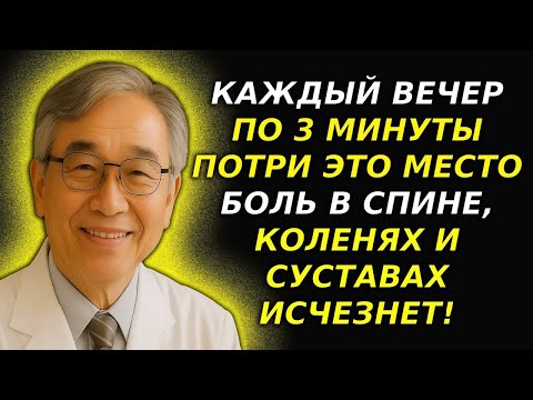 Видео: Три минуты массажа «этого места» ночью — и БОЛИ в спине, коленях и суставах ИСЧЕЗАЮТ!
