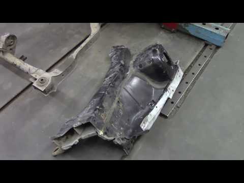 Видео: Кузовной ремонт. Хендай Акцент, не много из передней части. Body repair.