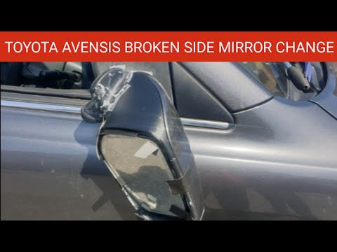 Видео: Замена сломанного бокового зеркала на Toyota Avensis. Как заменить боковое зеркало на Toyota Avensis