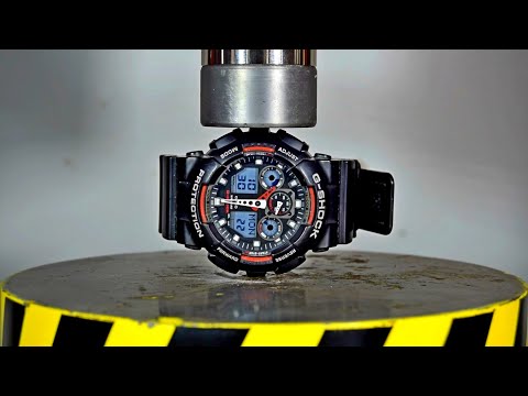 Видео: ГИДРАВЛИЧЕСКИЙ ПРЕСС ПРОТИВ G-SHOCK КАКИЕ ЧАСЫ КРЕПЧЕ ОРИГИНАЛ ИЛИ КОПИЯ