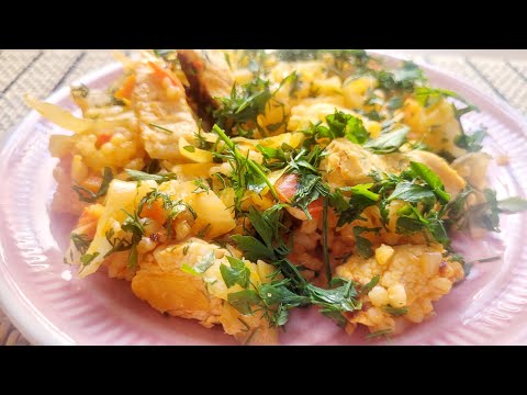 Видео: Обед для диабетиков 2 типа. Тушёная капуста с перловкой и мясом.