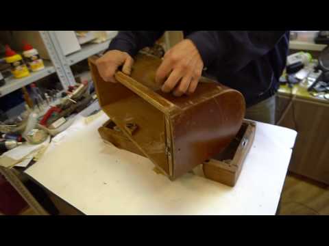 Видео: Из говна в конфетку, но чтоб шила кожу! Часть 2. Восстанавливаем футляр и подставку