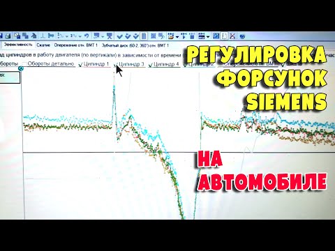 Видео: Проверка и регулировка форсунок Siemens на автомобиле с помощью скрипта CSS. Ford Connect 1.8D