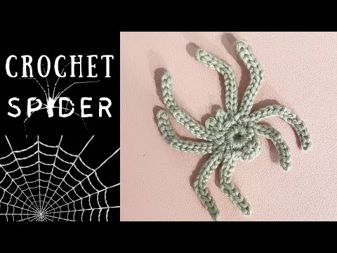Видео: ВЯЗАНИЕ КРЮЧКОМ ПАУКА - ВЯЗАНИЕ КРЮЧКОМ НА ХЭЛЛОУИН - АППЛИКАЦИЯ ПАУКА